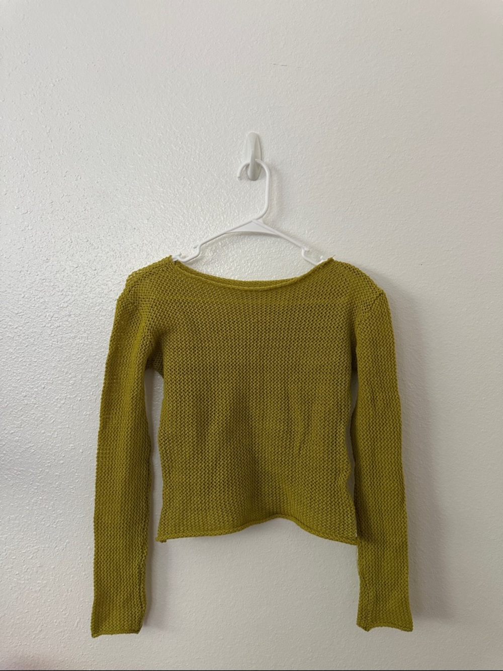 Chartreuse Green Knit Top